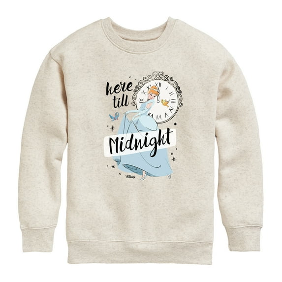 Disney - Here Till Midnight - Toddler & Youth Crewneck Fleece Sweatshirt