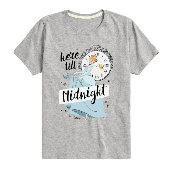Disney - Here Till Midnight - Toddler & Youth Short Sleeve Graphic T-Shirt
