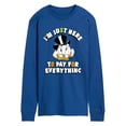thumbnail image 1 of Disney - Here To Pay For Everything - Men's Long Sleeve Graphic T-Shirt, 1 of 4