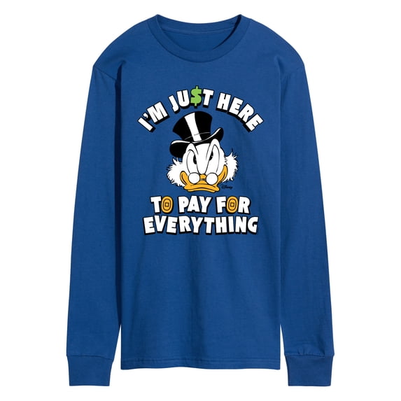 Disney - Here To Pay For Everything - Men's Long Sleeve Graphic T-Shirt