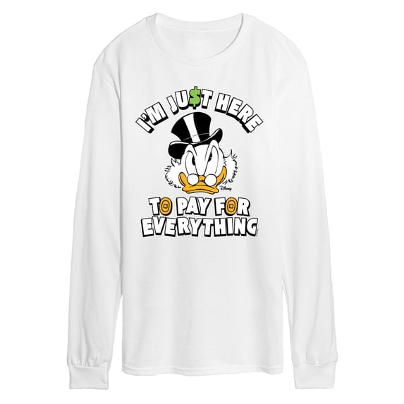 Disney - Here To Pay For Everything - Men's Long Sleeve Graphic T-Shirt