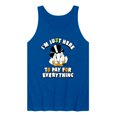 thumbnail image 1 of Disney - Here To Pay For Everything - Men's Sleeveless Graphic Tank, 1 of 3