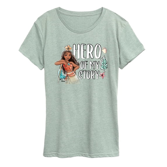 Disney - Hero Moana - Women's Short Sleeve Graphic T-Shirt