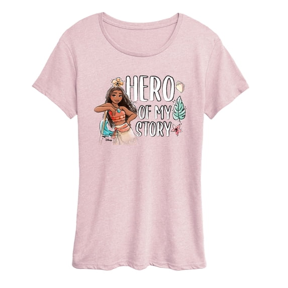 Disney - Hero Moana - Women's Short Sleeve Graphic T-Shirt