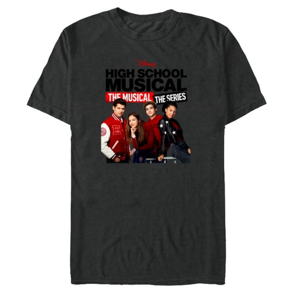 Disney High School Musical The Musical The Series Cast - Short Sleeve Blended T-Shirt for Adults - Customized-Dark Heather