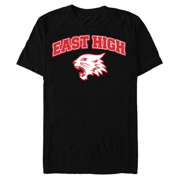 Disney High School Musical The Musical The Series East High - Short Sleeve Blended T-Shirt for Adults - Customized-Black
