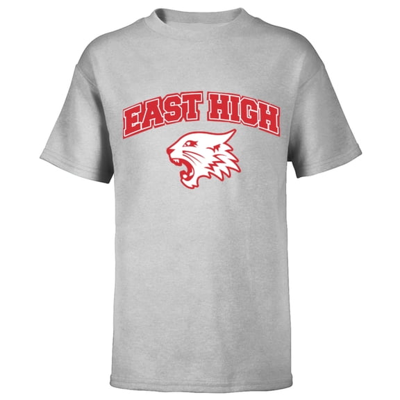 Disney High School Musical The Musical The Series East High - Short Sleeve T-Shirt for Kids - Customized-Athletic Heather