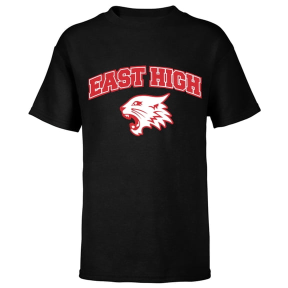 Disney High School Musical The Musical The Series East High - Short Sleeve T-Shirt for Kids - Customized-Black