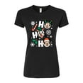 thumbnail image 1 of Disney - Ho Ho Ho Characters - Juniors Fitted Graphic T-Shirt, 1 of 5
