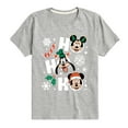 thumbnail image 1 of Disney - Ho Ho Ho Characters - Toddler & Youth Short Sleeve Graphic T-Shirt, 1 of 5