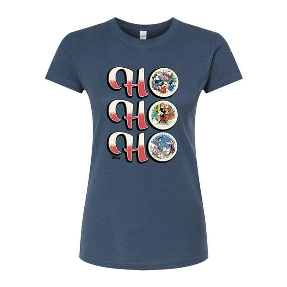 Disney - Ho Ho Ho - Juniors Fitted Graphic T-Shirt