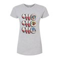 thumbnail image 1 of Disney - Ho Ho Ho - Juniors Fitted Graphic T-Shirt, 1 of 5