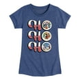 thumbnail image 1 of Disney - Ho Ho Ho - Toddler & Youth Girls Short Sleeve Graphic T-Shirt, 1 of 5