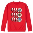 thumbnail image 1 of Disney - Ho Ho Ho Vintage Mickey And Friends - Men's Crew Fleece Sweatshirt Sweatshirt, 1 of 5