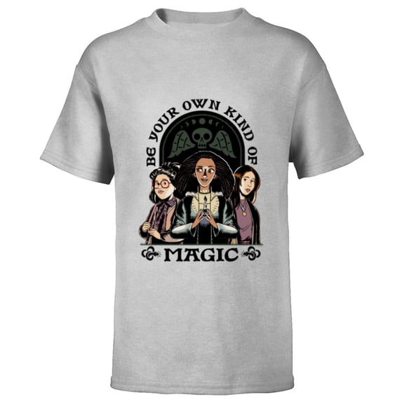 Disney Hocus Pocus 2 Be Your Own Kind Of Magic - Short Sleeve T-Shirt for Kids - Customized-Athletic Heather