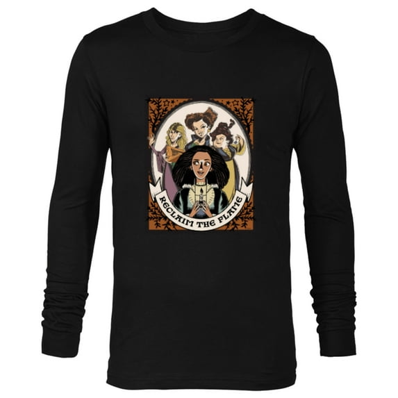 Disney Hocus Pocus 2 Becca Reclaim the Flame - Long Sleeve T-Shirt for Men - Customized-Black