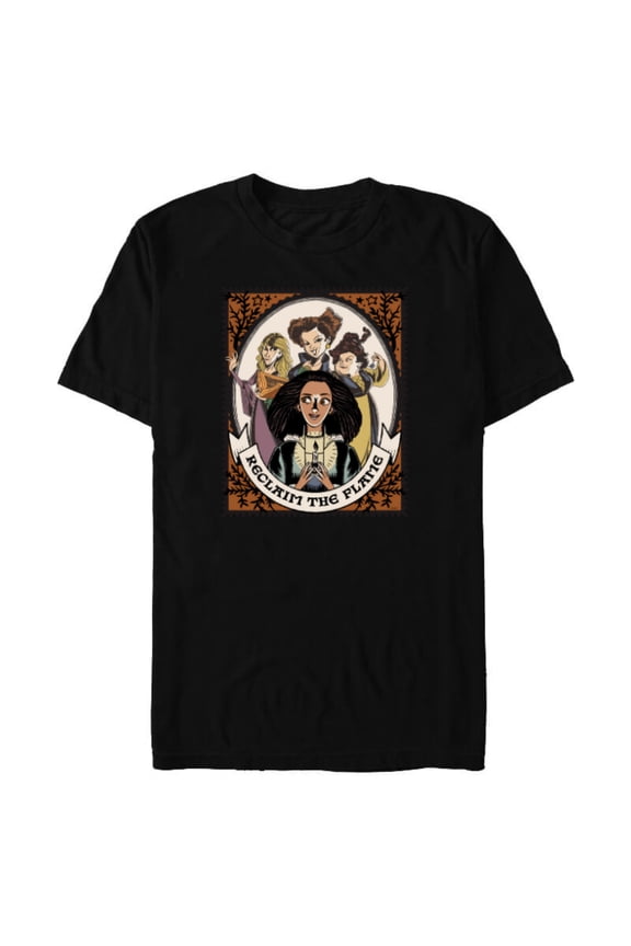 Hocus Pocus 2 Becca Reclaim the Flame - Short Sleeve Blended T-Shirt for Adults - Customized-Black
