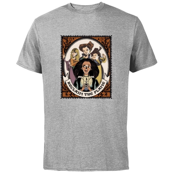 Disney Hocus Pocus 2 Becca Reclaim the Flame - Short Sleeve Cotton T-Shirt for Adults - Customized-Athletic Heather