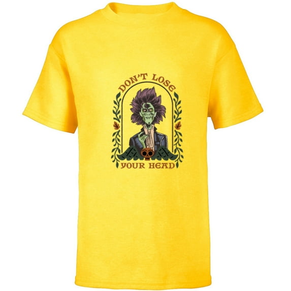 Disney Hocus Pocus 2 Don’t Lose Your Head - Short Sleeve T-Shirt for Kids - Customized-Yellow