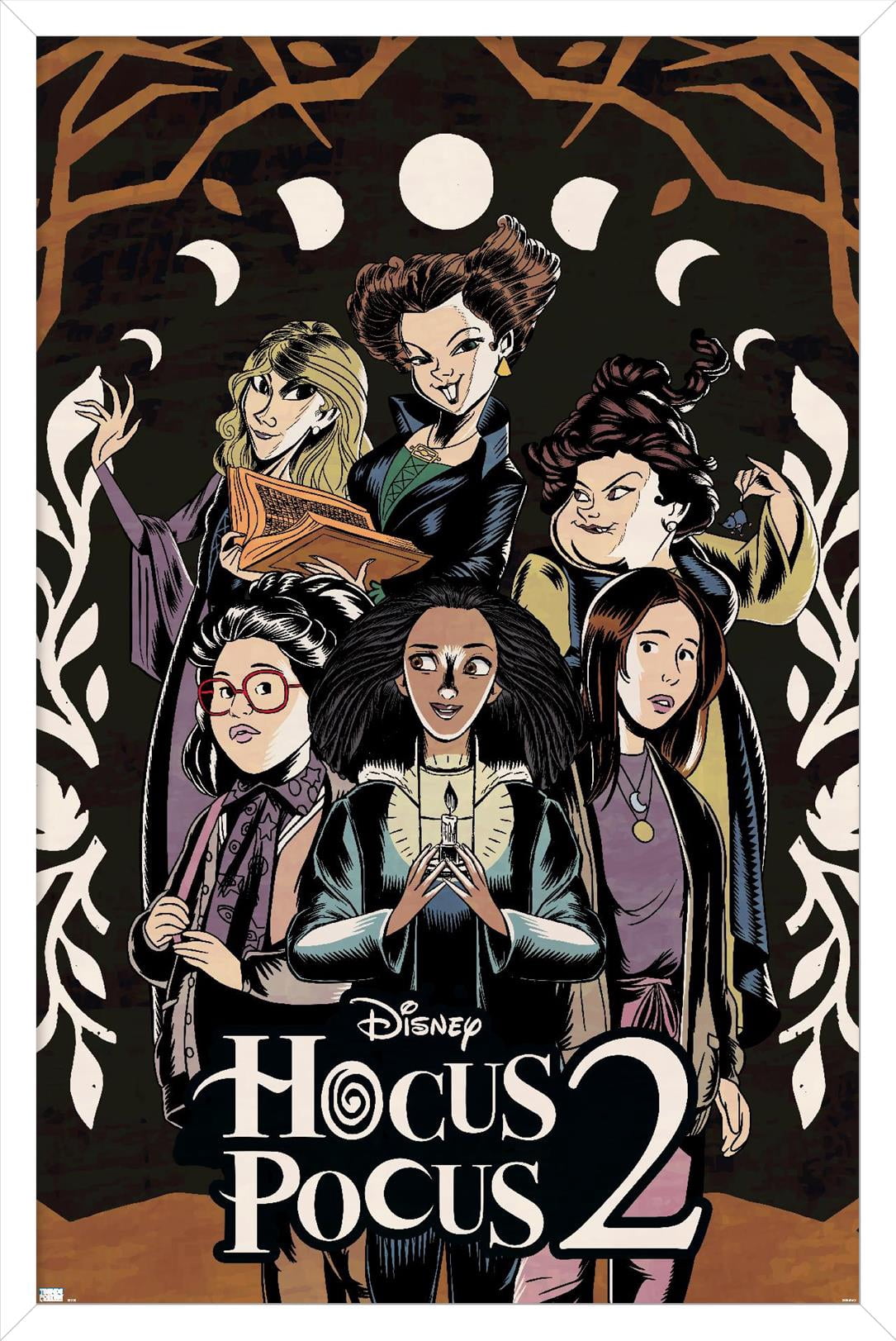 Disney Hocus Pocus 2 - Group Wall Poster, 22.375" x 34" Framed