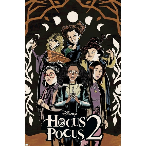 Disney Hocus Pocus 2 - Group Wall Poster, 22.375" x 34"