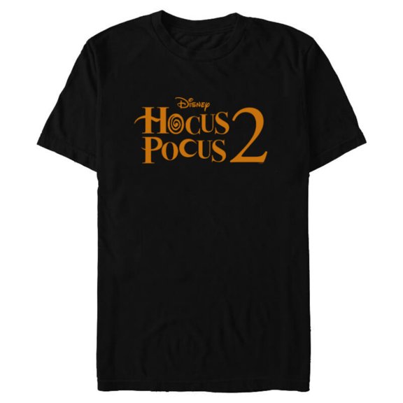 Disney Hocus Pocus 2 Logo - Short Sleeve Blended T-Shirt for Adults - Customized-Black