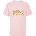 thumbnail image 1 of Disney Hocus Pocus 2 Logo - Short Sleeve T-Shirt for Kids - Customized-Soft Pink, 1 of 5