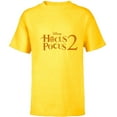 thumbnail image 1 of Disney Hocus Pocus 2 Logo - Short Sleeve T-Shirt for Kids - Customized-Yellow, 1 of 5