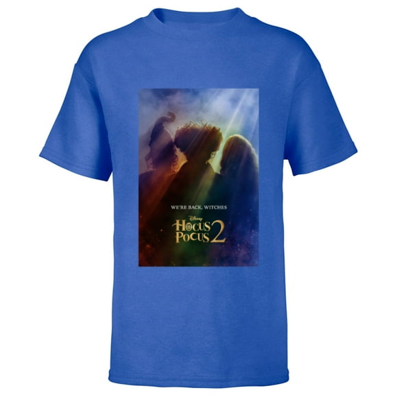 Disney Hocus Pocus 2 Poster - Short Sleeve T-Shirt for Kids - Customized-Royal