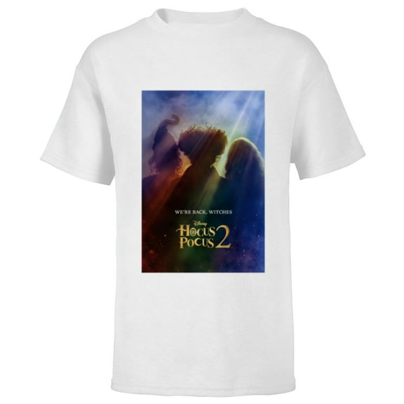 Disney Hocus Pocus 2 Poster - Short Sleeve T-Shirt for Kids - Customized-White