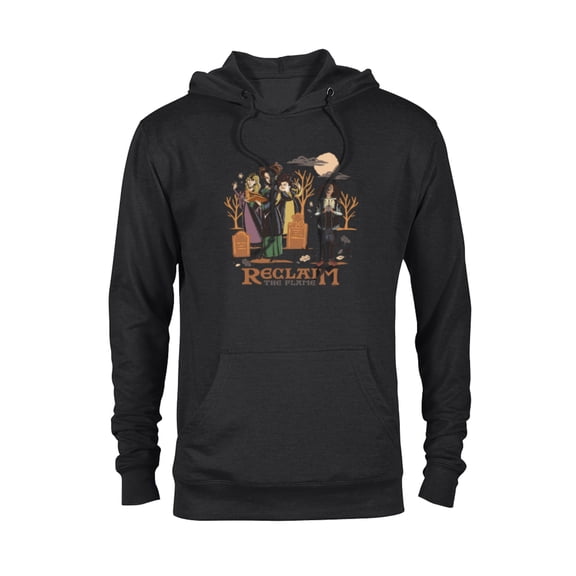 Disney Hocus Pocus 2 Reclaim the Flame - Pullover Hoodie for Adults - Customized-Black