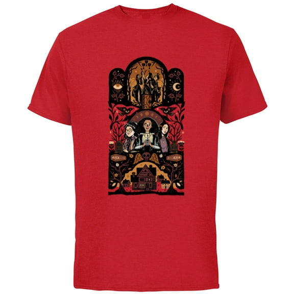 Disney Hocus Pocus 2 Spooky Halloween - Short Sleeve Cotton T-Shirt for Adults - Customized-Red