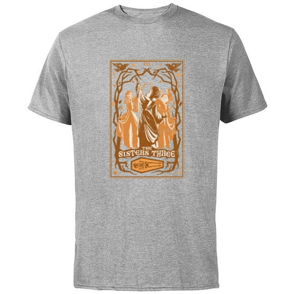 Disney Hocus Pocus 2 The Sister Three - Short Sleeve Cotton T-Shirt for Adults - Customized-Athletic Heather
