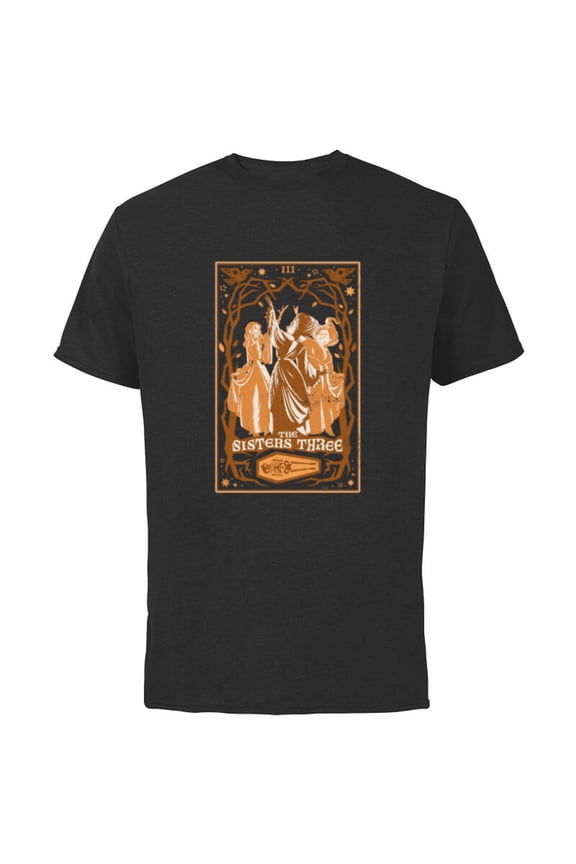 Hocus Pocus 2 The Sister Three - Short Sleeve Cotton T-Shirt for Adults - Customized-Black