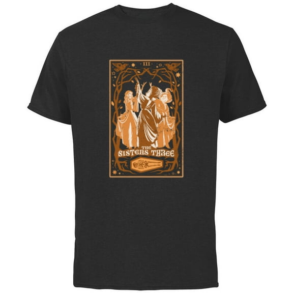 Disney Hocus Pocus 2 The Sister Three - Short Sleeve Cotton T-Shirt for Adults - Customized-Black