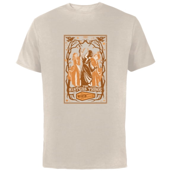 Disney Hocus Pocus 2 The Sister Three - Short Sleeve Cotton T-Shirt for Adults - Customized-Natural