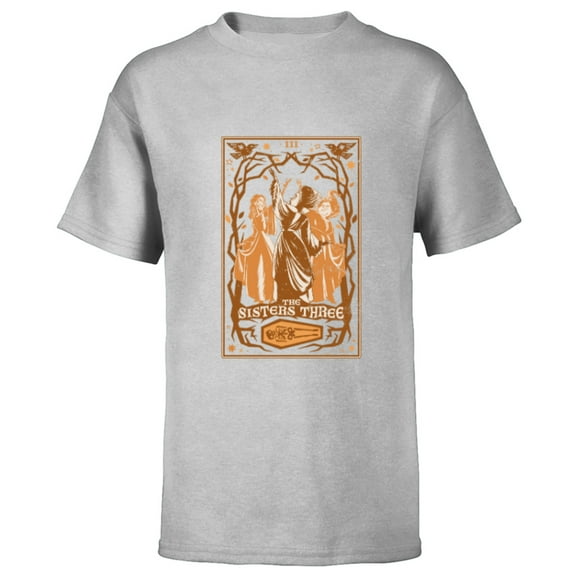 Disney Hocus Pocus 2 The Sister Three - Short Sleeve T-Shirt for Kids - Customized-Athletic Heather