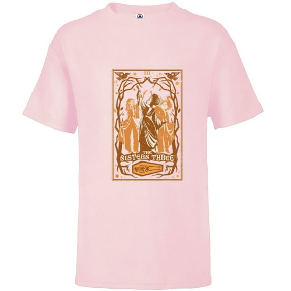 Disney Hocus Pocus 2 The Sister Three - Short Sleeve T-Shirt for Kids - Customized-Soft Pink