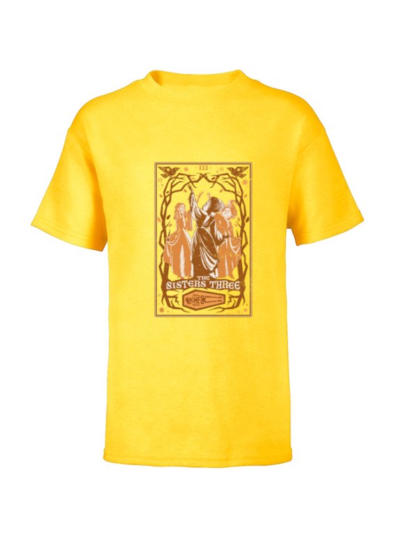 Hocus Pocus 2 The Sister Three - Short Sleeve T-Shirt for Kids - Customized-Yellow