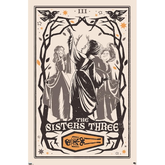 Disney Hocus Pocus 2 - The Sisters Three Wall Poster, 14.725" x 22.375"