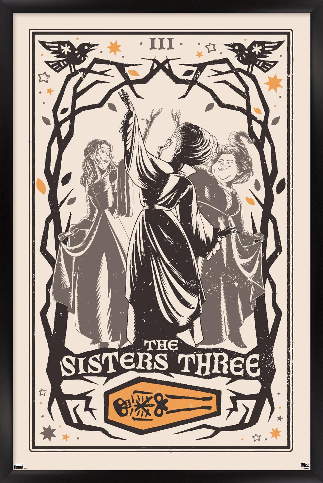 Disney Hocus Pocus 2 - The Sisters Three Wall Poster, 22.375" x 34" Framed