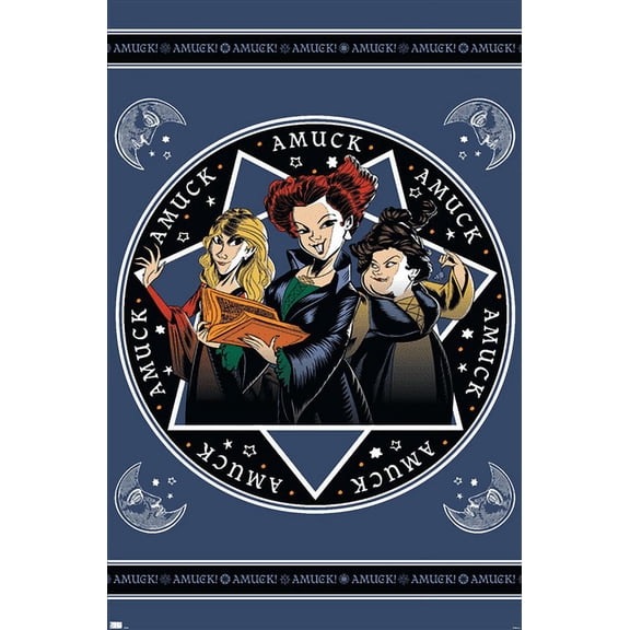 Disney Hocus Pocus - Amuck Wall Poster, 14.725" x 22.375"