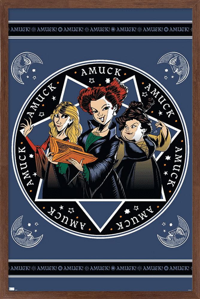 Disney Hocus Pocus - Amuck Wall Poster, 22.375" x 34", Framed