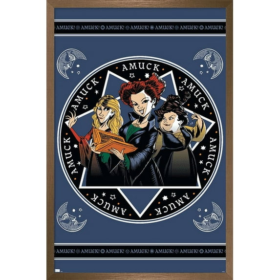 Disney Hocus Pocus - Amuck Wall Poster, 22.375" x 34", Framed