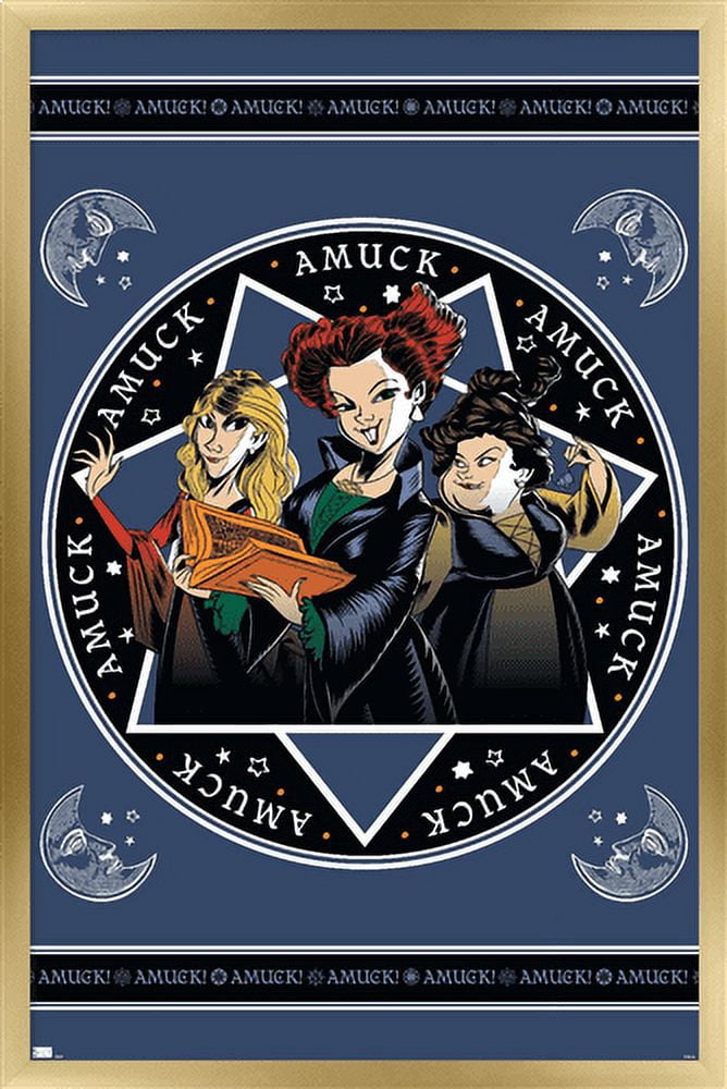 Disney Hocus Pocus - Amuck Wall Poster, 22.375" x 34", Framed