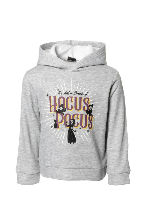 Hocus Pocus Big Girls Fleece Pullover Hoodie Little Kid to Big