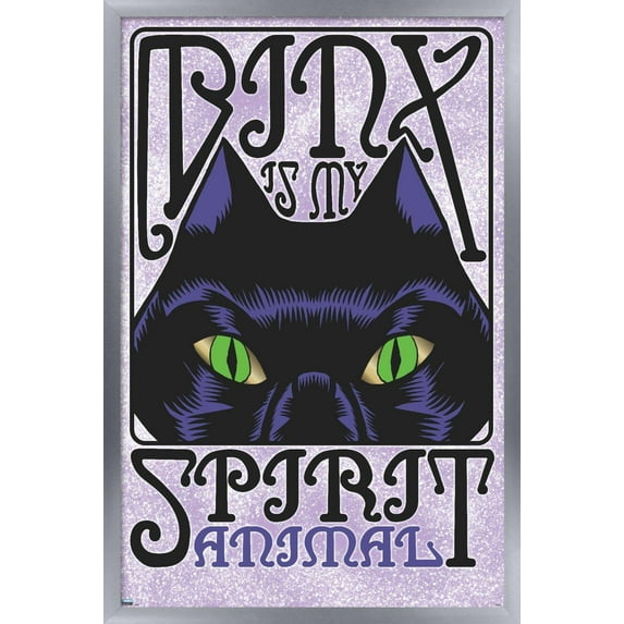 Disney Hocus Pocus - Binx Wall Poster, 22.375" x 34", Framed