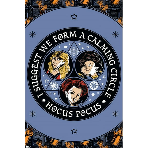 Disney Hocus Pocus - Calming Circle Wall Poster, 22.375" x 34"