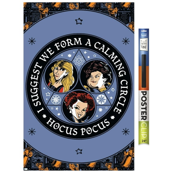 Disney Hocus Pocus - Calming Circle Wall Poster, 22.375" x 34"