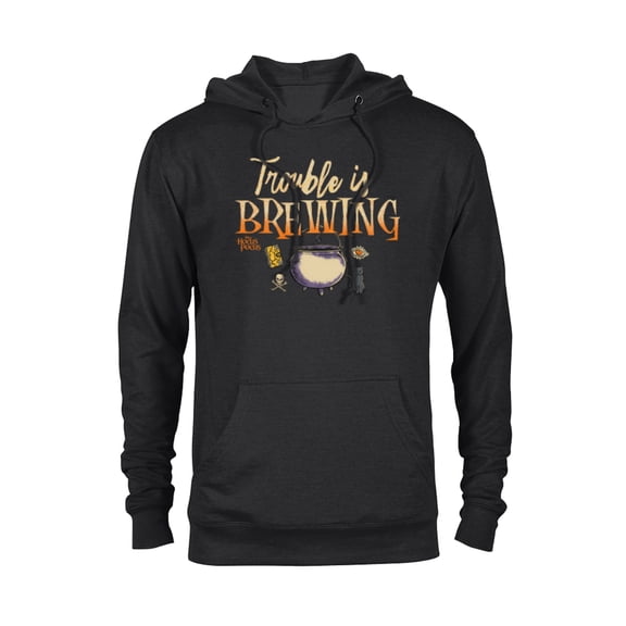 Disney Hocus Pocus Cauldron Trouble is Brewing - Pullover Hoodie for Adults - Customized-Black